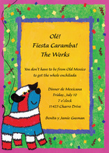 Happy Mexican Fiesta Duo Couple Invitations