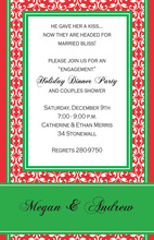 Merry Motif Holiday Invitations
