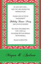 Merry Motif Holiday Invitations