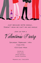 Lovely Hanging Scroll Hearts Invitation