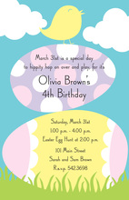 Egg Topiaries Invitation