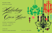 Holiday Chandelier Invitation