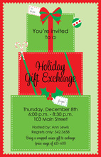 Assorted Christmas Presents Invitation