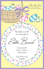 Painted Eggs Invitations