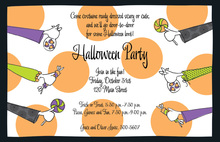 Martini Witch Invitations