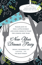 New Year Placesetting Invitation