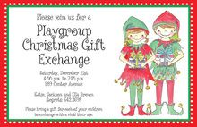 Elf Kids Invitation