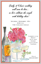 Festive Bubbly Invitations