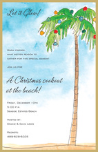 Inspired Decorated Shell Trio Beach Invitations