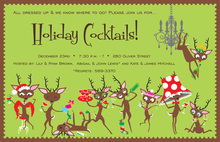 Reindeer Games Holiday Invitations