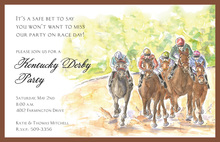 Kentucky Derby Lead Horse Invitations