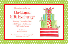 Assorted Christmas Presents Invitation