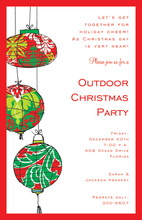 Holiday Lanterns Invitation