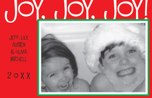 Joy Joy Joy Photo Cards