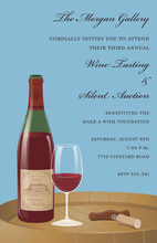 Wine Cheese Tasting Invitation