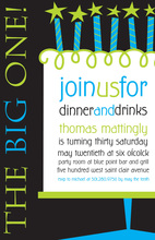 His Big Deal Invitations