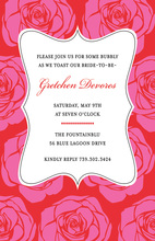 Rose Topiaries Invitations