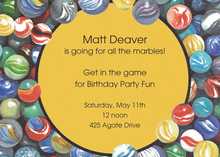 Bright Marbles Invitations