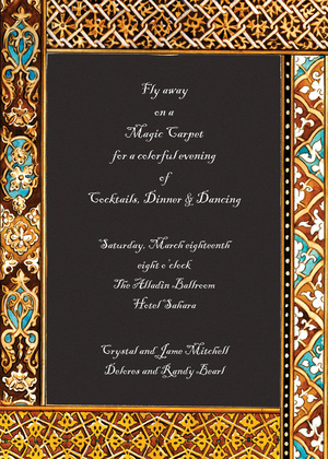 Moroccan Mystery Invitation