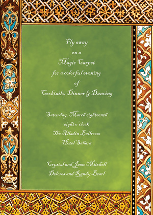 Moroccan Mystery Invitation