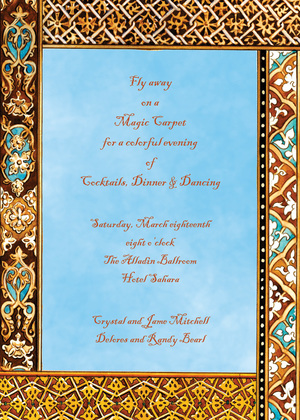 Mediterranean Morocco Invitations