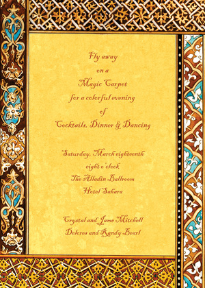 North African Inspired Invitations