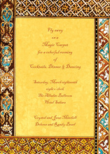 Classic Stylish Moroccan Invitations