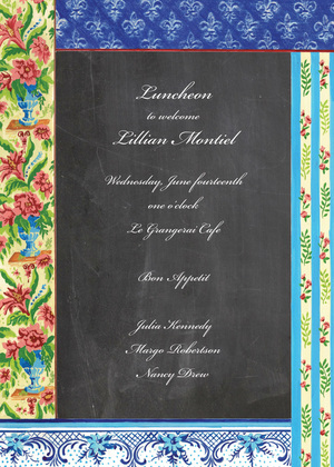 Parisian Style Invitation