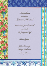 Parisian Fashion Border Invitations