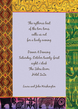 Southern Africa Style Invitations