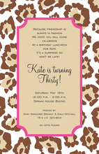 Safari Life Animal Spirit Invitation