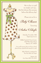 Flower Maternity Baby Girl Invitation