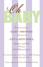 Oh Baby Text Invitations