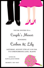 Happy Bridal Couple Shower Invitations