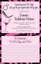 Bachelorette List To Do Before I Do Invitation