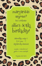 Safari Life Animal Spirit Invitation