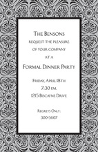 Cinder Silver Invitation
