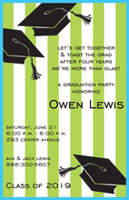 Graduation Preppy Invitations