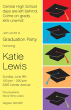 Trio Graduation Invitation