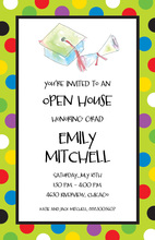 Colorful Cap Invitation