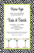 Evening Party Classic Martinis Invitation