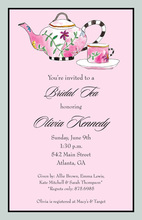 Fabulous Bridal Tea Shower Invitations