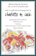 Fun Boiled Crawfish Party Invitations