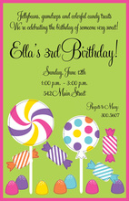 Candy Buffet Invitations