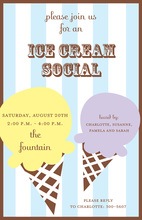 Two Scoops Invitation