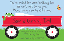 Wonderful Wagon Invitation