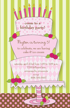 Her Cake Stack Invitation