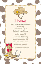 Howdy Western Invitation