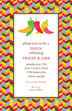 Stylish Chili Pepper Ristra Invitations