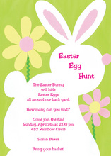 Ribbonned Easter Chicks Invitation